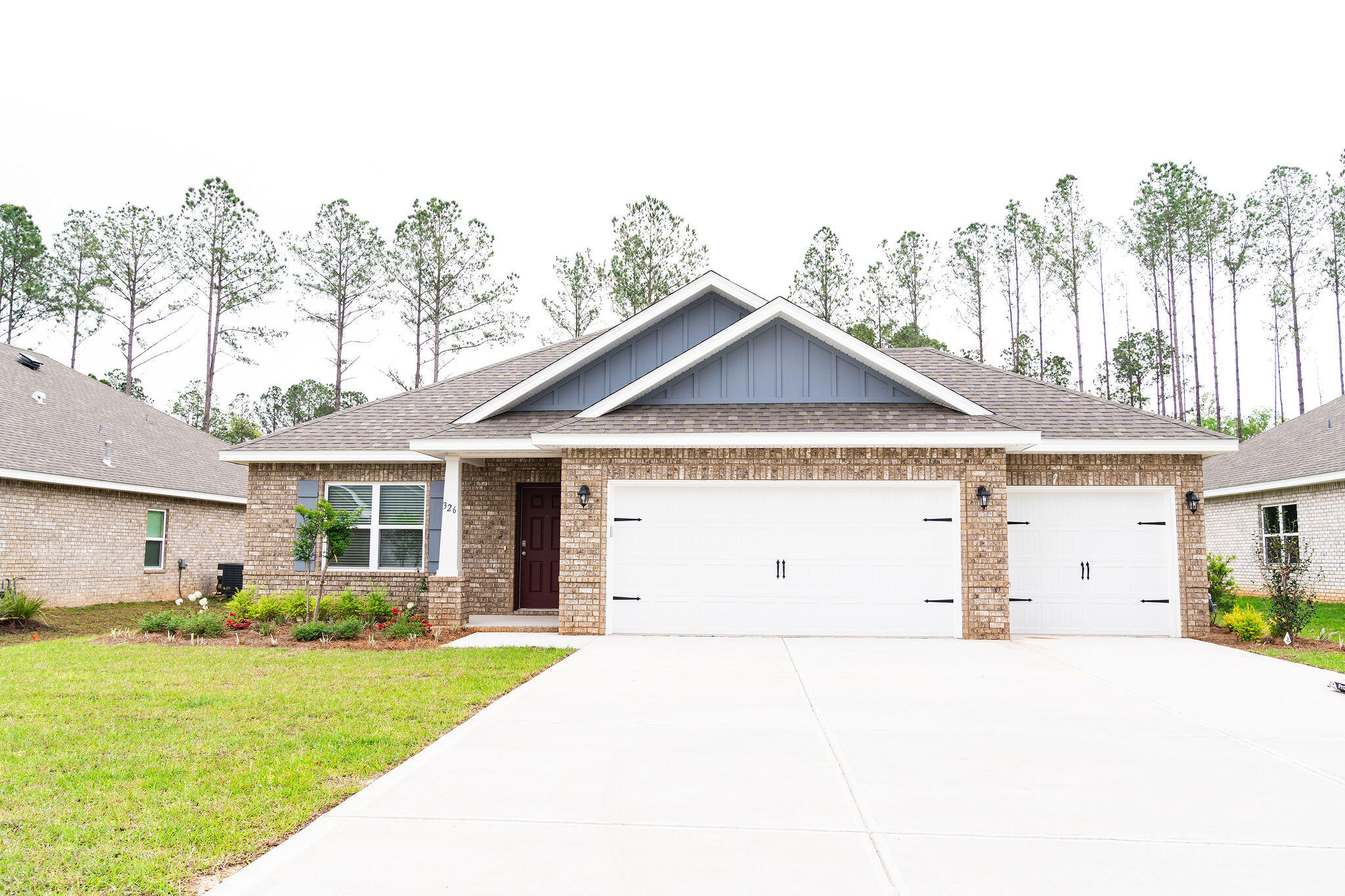 OWNER WILLING TO FENCE IN BACKYARD - INQUIRE TODAY! Welcome to Hammock Bay! This 3 car garage, one story 3 bed (plus flex room/office) / 2 bath home is newer construction on nearly 1/4 acre. This house offers four spacious bedrooms (the 4th bedroom is flex space as there is no closet, but is a larger room with door and window - great for a large office!) and an open concept plan featuring quartz countertops, LVP flooring, and plush carpet in the two secondary bedrooms. Refrigerator not shown in pictures, but is included. Bring your boat, jet skis, golf cart or other toys with plenty of parking and storage in your 3 car garage!HB South is currently constructing top of the line amenities to be completed by THIS summer including a beautiful sun deck and pool, fitness area, pickleball, playground and a kayak/paddleboard launch to explore Bear Creek leading you to the Choctawhatchee Bay. This new, unrivaled development is right across the street from renowned Steamboat Landing featuring a luxurious clubhouse and a 500' pier into the Choctawhatchee Bay, a great place to fish & enjoy the unmatched sunsets
Also, included is access to all Hammock Bay main amenities - a 24/7 fitness center, bike trails, parks, dog park, pickleball, and THREE pools!
Pets allowed, restrictions apply. Pet rent is $25/mo and a $250 pet fee applies, per pet. A one-time $100 Lease Administration Fee applies to new leases.
Owner pays for trash and HOA. 3 Car garage with oversized driveway! One-time $100 Lease Admin Fee. Pets allowed, restrictions apply. If approved, a non-refundable pet fee of $250 and $25/mo pet rent will apply, per pet. Security Deposit assistance may be available. Professionally managed.