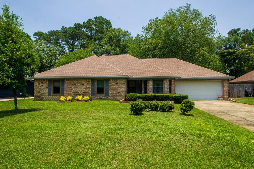 Nestled in one of Fort Walton Beach's most sought-after communities, this beautifully maintained home offers the perfect blend of comfort, privacy, and convenience. Located on a quiet street with an easement behind the property, you'll enjoy added privacy and no direct backyard neighbors, ideal for peaceful mornings and relaxing evenings.Step inside to discover a spacious and thoughtfully designed layout featuring a welcoming living area, oversized bedrooms, and abundant storage throughout. Each bedroom includes generous closet space, with additional hall closets offering even more organization options. The home also features an eat-in kitchen perfect for casual meals, as well as a separate formal dining room for entertaining. Impact resistant windows installed in 2020. You'll love the extra-large laundry room, complete with a laundry sink and utility tub, making everyday tasks more convenient. Outside, a large, beautifully landscaped backyard provides ample space for entertaining, gardening, or simply soaking in the Florida sunshine.

Roof and Water Heater were installed in 2015 and windows were updated in 2019. 

Listing Agent/Salesperson is related to seller. Buyer to verify all information deemed important.
