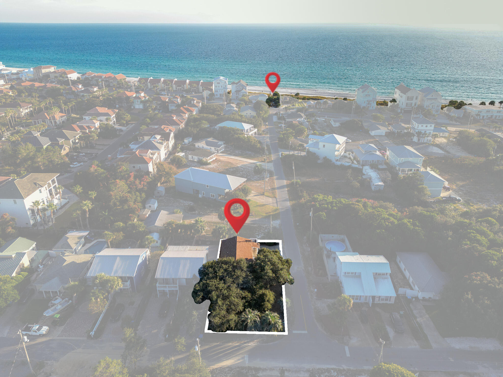 This fully updated, fully furnished duplex resides on the coveted West End of Panama City Beach, boasts Gulf views from the second floor, and has only 600' between your driveway and dedicated public beach access number 87. Positioned on a large corner lot, this 1,824 sq. ft floor plan is split evenly between both units of the duplex, which are divided by floors.Both floors underwent extensive upgrades in 2022 and mirror each other with attention to detail, tasteful decor, and thoughtful use of space. Both kitchens have been upgraded with granite counters for the heart of the kitchen, butcher block counters on the attached island, solid wood shaker cabinets, and stainless steel appliances. Both bathrooms have been updated with new tile surrounds, new vanities, and updated mirrors and lighting. Durable LVP flooring and new exterior doors have been installed on both floors.
The general flow for both units includes an open-concept entertainment area with spacious living rooms and an easy flow between the kitchen and dining space. The bathroom for each floor is easily accessible from the entertainment areas. It is located across from the primary bedroom and adjacent to the extra bedroom or bonus room, depending on the unit. Memorable d??cor, thoughtful amenities, and creative use of space make both units turn-key and attractive as a short-term rental opportunity in a non-HOA neighborhood.
Getting down to the unique differences and starting downstairs with Suite A, you have one bedroom + a bonus room, and one bathroom. As you approach the property, you are greeted by covered patios with an outdoor dining table for 6, outdoor lounge chairs for enjoying the Florida weather, and a shaded hanging swing, perfect for quiet time away from the sun.
The primary bedroom boasts a king-sized bed, and Suite A's bonus room currently features a trundle bed and a full size washer and dryer. This room is set for maximizing occupancy for short-term rentals, but the space offers a versatile layout to suit you as needed. If you plan to live in the home, this room would make a great office or hobby room.
Moving upstairs, you are greeted by Gulf views from the porch and the primary entertainment space inside, with a clear line of sight down Dupree St over the beach access. Imagine having your morning coffee or enjoying a home cooked meal on the porch with a view of the water, all from the comfort of your home. Moving inside, you are greeted by a similar layout to the downstairs unit; however, a full bedroom takes the place of the bonus room downstairs, making this a full two bedroom unit.
Located in Riviera Beach, a coveted neighborhood known for its Old Florida feel and sense of community pride, this home offers the opportunity to invest in an area that has seen tremendous growth in recent years. Being a Gulf view, multi-family property with flexible lending and investment opportunities makes this a must-see for current or want-to-be investors looking to house hack their way into home ownership. Gulf views are a prized asset along the Emerald Coast, and you can have them here at 144 Dupree St.