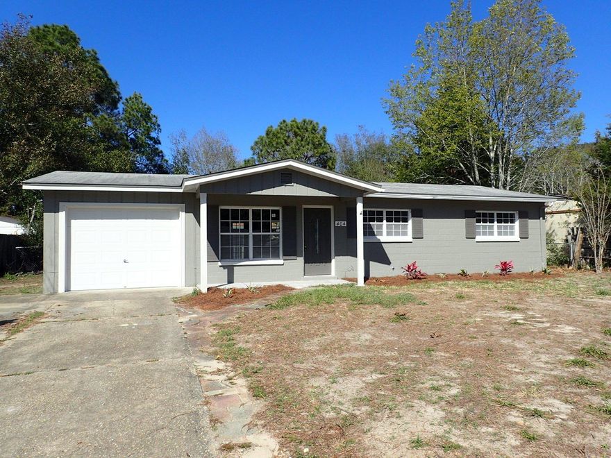 In the heart of Fort Walton Beach is where you will call this property home! Built in 1963 and mostly completely renovated, this block construction home is minutes from everything! A nicely remodeled home, this 3 bedroom 2 bath home has 1 car garage, finished laundry room, fenced back yard and extra storage. All new flooring, cabinets, vanities, etc make up the remodeled property. A must see and move in ready! Call today!