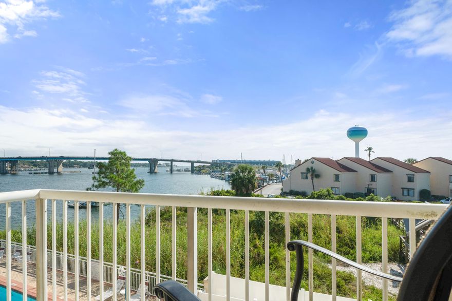 Great Rental Income at Palm Court Yacht Club!! This 1 bedroom 2 bathrooms fully furnished condo is waiting for its new owners! This unit comes with a deeded boat slip. Beautiful views of the intercoastal waterways. You can be at Crab Island or the Gulf in minutes or just enjoy the sunsets from the dock or balcony! The units come with covered assigned parking. Palm Court Yacht Club is a gated, waterfront community situated on Okaloosa Island featuring community pool & hot tub. This is an awesome opportunity! Dont miss this one!