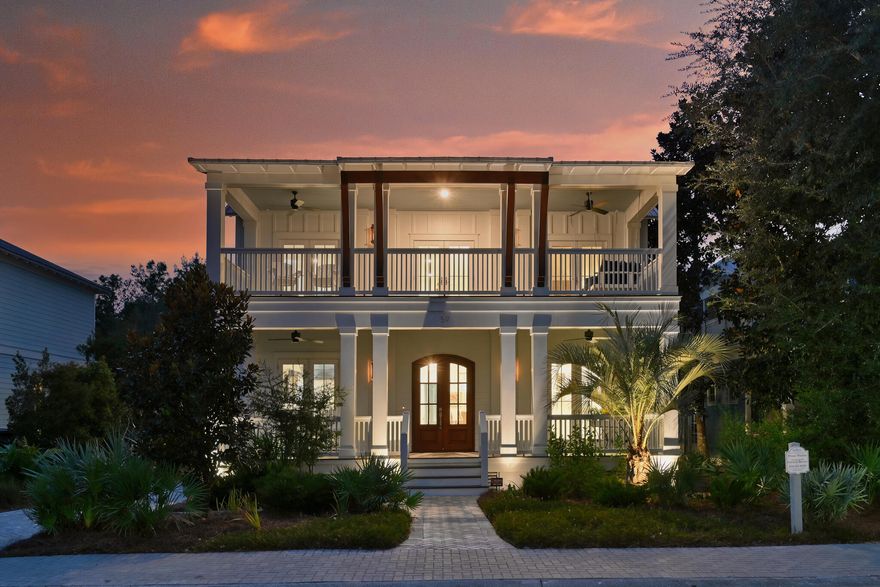 This is an immaculate 3 bedroom/2.5 bath custom home located in the gated neighborhood of The Preserve at Grayton Beach. This home boasts a large open concept living, dining, and kitchen space, with a large walk-in pantry and all the upgrades a high-end kitchen deserves! Master bedroom and bath are on the main level, along with the half bath. Upstairs you will find two guest rooms and guest bath, as well as an office/bonus room. This home has never been rented and has been a full-time residence since it was built in 2019.  The Preserve at Grayton Beach is a gated community with a deeded beach access, 2 swimming pools, 2 tennis courts, community room, and exercise room.