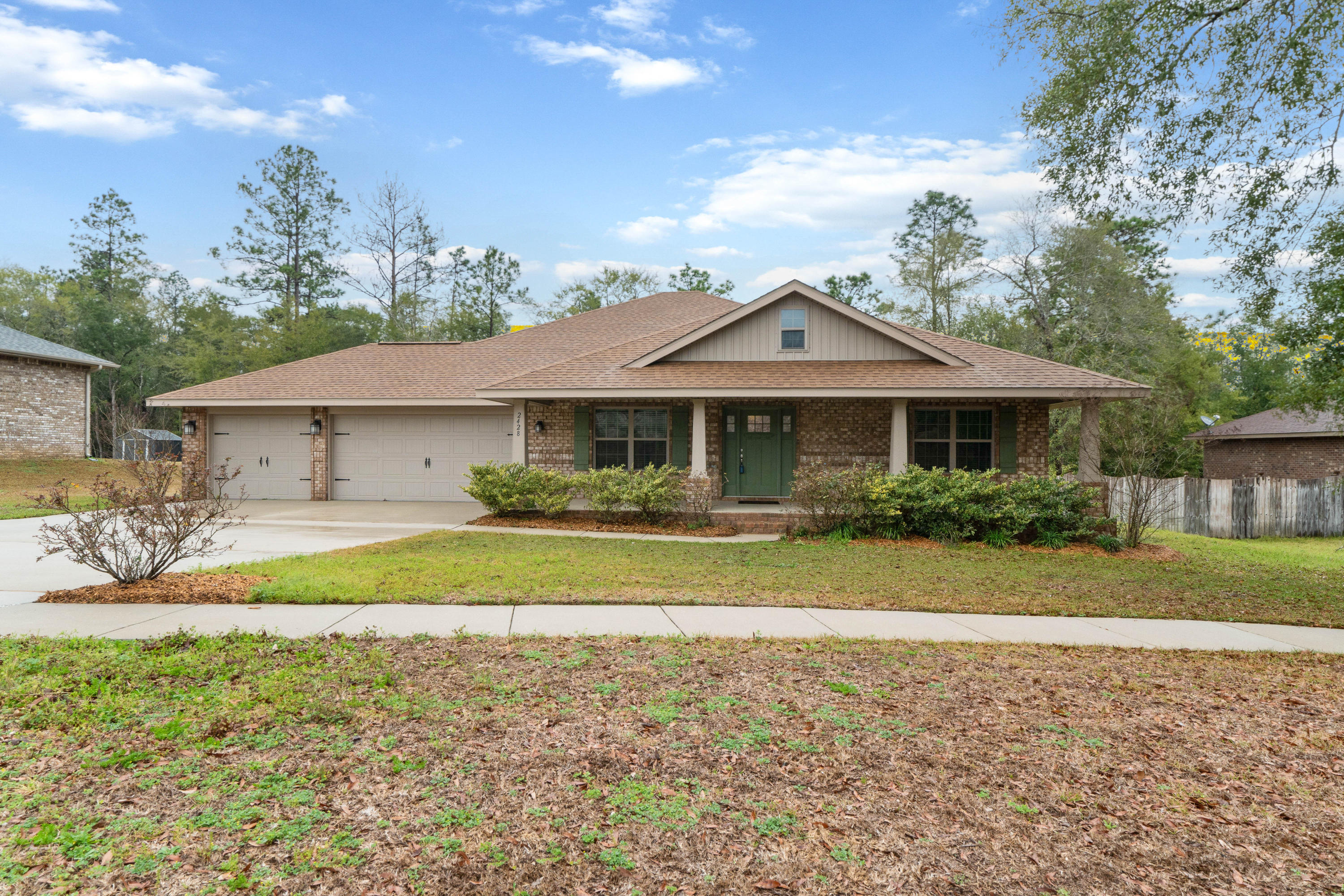 This stunning craftsman style home is on a beautiful wooded lot in a hot neighborhood. From the open-concept kitchen and living space to the screened in back covered porch over looking the woods, there is plenty of room for the whole family to enjoy. Situated in a family-friendly neighborhood on the north side of Crestview, this home is sure to go fast!