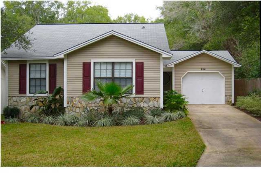 Classy home in the heart of Niceville, close to everything. 3 bedroom, 2 bath home with garage on a dead end street. Short distance to sports park and Children's park and public library.Kitchen has all appliances. Enjoy the fenced back yard from the deck or the hot tub (not warranted). Owner will consider a medium pet under 50# with a one time $250 one time refundable pet deposit and a yearly $250 non refundable pet fee. Available July 8, for $1250/month.