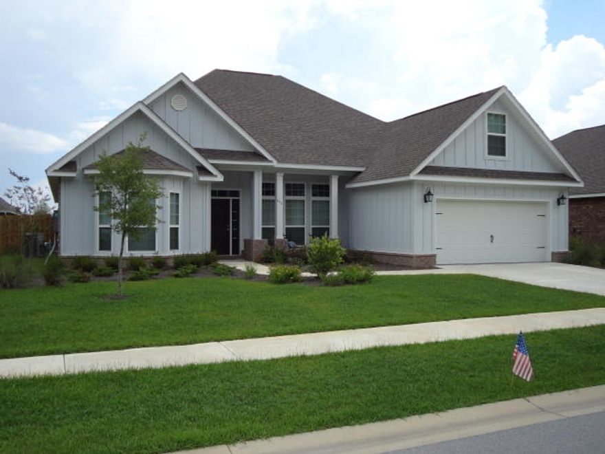 Hammock Bay New Home, move in ready, less than $350,000. This home is less than one year old, has been very lightly lived in and is ready for immediate move in. The home is a 3/2 with an additional Office/Study. Lots of upgrades in this home, over $24,000 above standard specification. Wood look tile floors, treyed ceilings, crown molding, painted cabinets, gas range, tiled master shower, privacy fenced rear yard and 2 inch faux wood blinds throughout. Not to mention the addition of the 270 sq. ft. bonus room over the garage. This home is a must see!