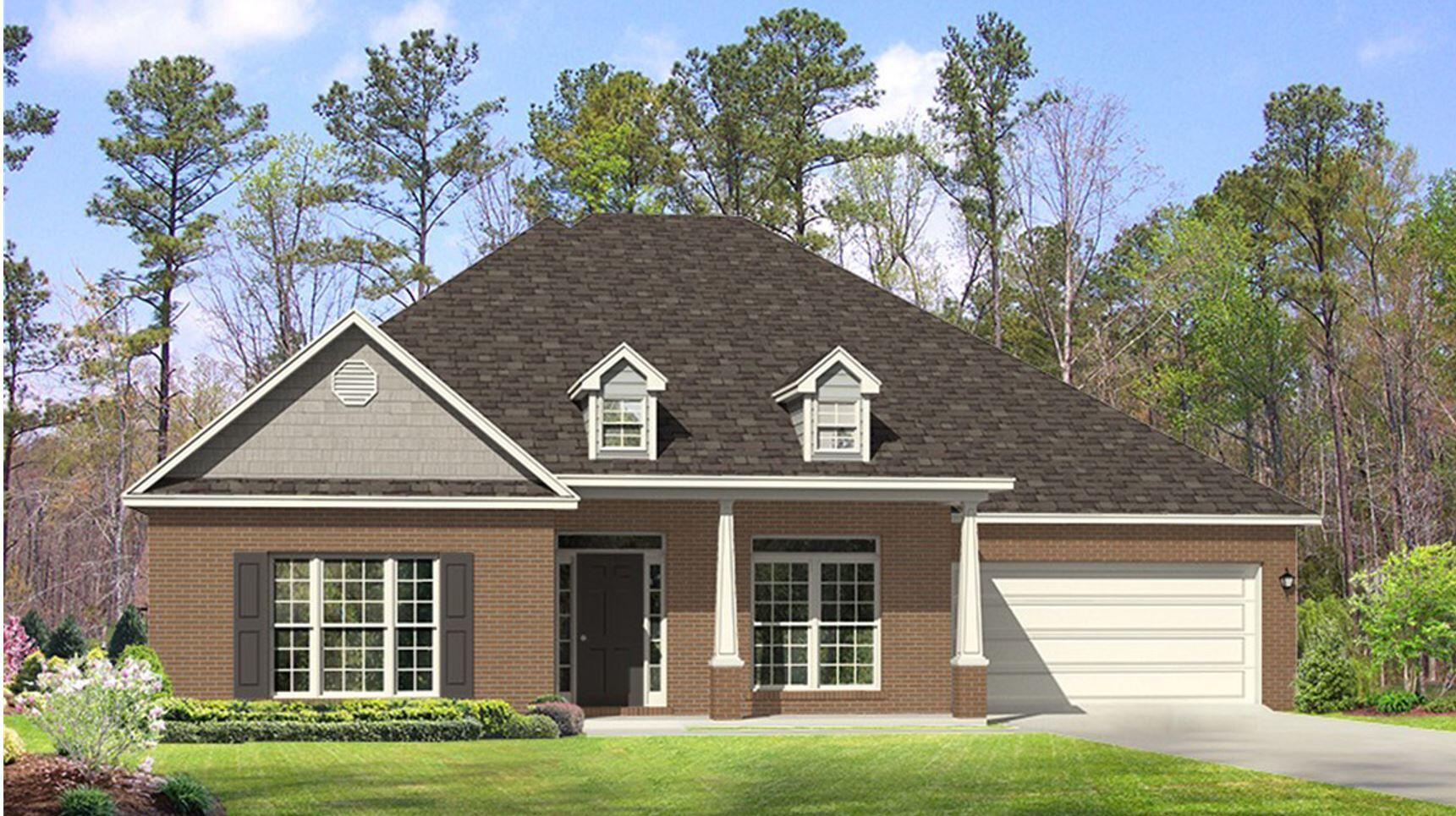 The McKenzie is an awesome open design, 5 bedroom, 3 bath, formal dining rm, trey ceilings gives an elegant & stunning look. Kitchen features an island, beautiful granite, stainless smooth top range, built in microwave, quiet dishwasher & large pantry. Spacious bedroom-1 & the adjoining bath is gorgeous. Granite double vanity, garden tub & 5' shower. Eye catching wood look flooring throughout with Frieze carpet in the bedrooms. The Smart Home 'Connect' System includes your video/camera doorbell, keyless entry and much more. Desirable stylish upscale home in one of the most sought after South Crestview locations. Patriot Ridge offers a community pool, pavilion, & underground utilities located in a convenient South Crestview location.