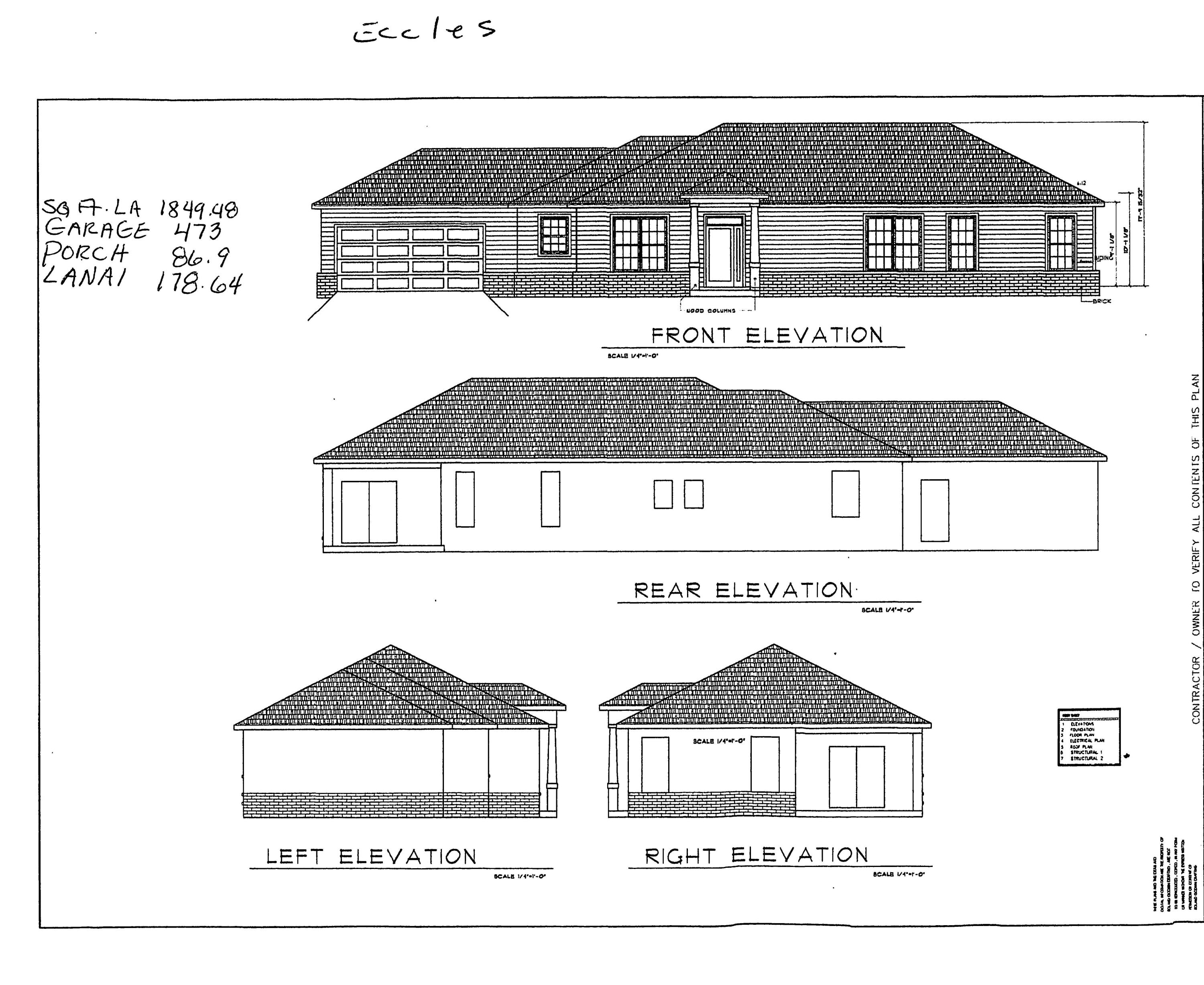 METES & BOUNDS - Residential