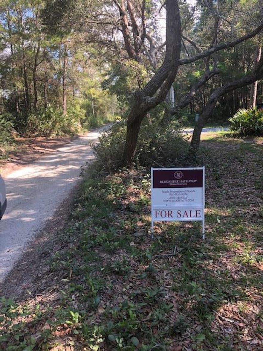 All that is quaint and appealing about our beach is found in this 50-foot wide lot in the Eastern Lake neighborhood of Seagrove Beach.  Covered with our beautiful Seagrove Oaks and  South of 30A, it is the cozy spot you have been searching for to build your beach cottage.  It is located close to our well known bike path and a short bike ride to Seaside. A New Boutique Hotel with shopping and eateries is coming soon just across 30A.  The nearest beach access point is just over 650 yards from this lot down May Drive and Eastern Lake Road where Eastern Lake meets the Gulf of Mexico. There is no HOA  or HOA fees. You may build your home as you wish without the typical restrictions of neighborhood architectural guidelines. Come take a look and imagine your cottage tucked beneath the trees!