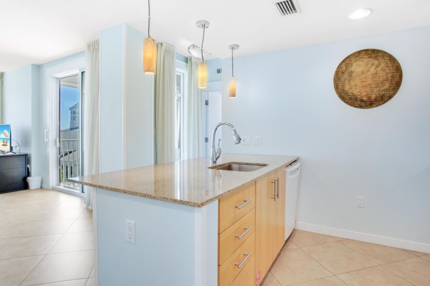 Stunning bay and sunset views from this bright and beautiful lock-off corner unit located on the 7th floor of Elation. Enjoy the peaceful setting on the private balcony overlooking the Bay & Grand Garden while also being a short distance to all the entertainment, shopping, & restaurants the pedestrian Village of Baytowne Wharf has to offer. Maximize your rental revenue with the ability to rent as a 2-Bedroom or separately as a Studio + 1-Bedroom allowing for an amazing investment opportunity. Fully furnished and stocked with everything needed for the perfect vacation. The unit also comes with a separate storage cage located in the Parking Garage.