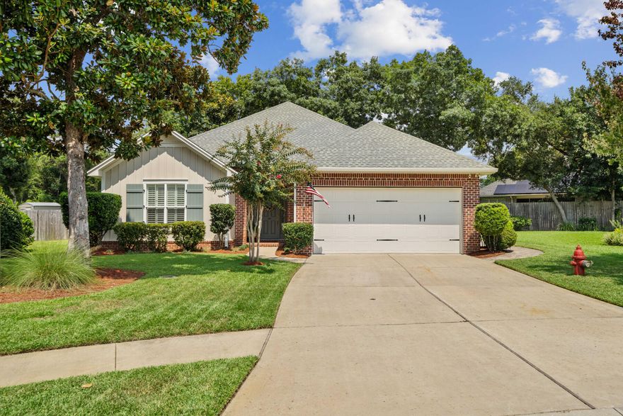 Beautiful Move-In Ready Home in Magnolia Woods! Welcome to this stunning 3-bedroom, 2.5-bathroom home, built by Huff Homes, in the highly sought-after Magnolia Woods neighborhood. This home offers a rare opportunity with an assumable VA loan at an incredible 2.375% interest rate! The home is loaded with custom features and is truly move-in ready. Step inside and be greeted by a spacious foyer that flows into an oversized living room, seamlessly connecting to the open-concept kitchen and dining area. The kitchen boasts newer appliances (2023), all bedrooms feature plush carpeting, replaced in 2022. Enjoy the enclosed four-season room, perfect for unwinding year-round and the backyard is an entertainer's paradise, complete with a children's playset that remains with the home.