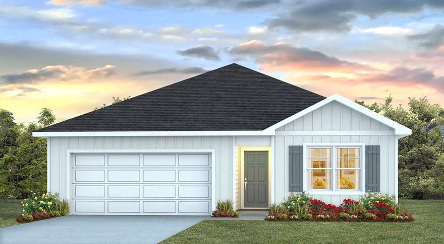 Now selling new construction homes in Owl's Head. This community is located in Freeport Florida. The Aldridge floor plan is a 3-bedroom, 2 bathroom home with an open concept floor plan. Interior features include EVP flooring, beautiful cabinetry in ivory, laminate countertops, a Smart Home package with DEAKO Smart Switch. Owl's Head is convenient to restaurants, shopping, golf courses, a regional sports complex, the E.O. Wilson Biophilia Center, and several marinas. It is 36 Miles to Eglin Airforce Base, 37 Miles to Duke Field, and 23 miles to Sacred Heart Hospitals. *** Not accepting investment offers at this time***