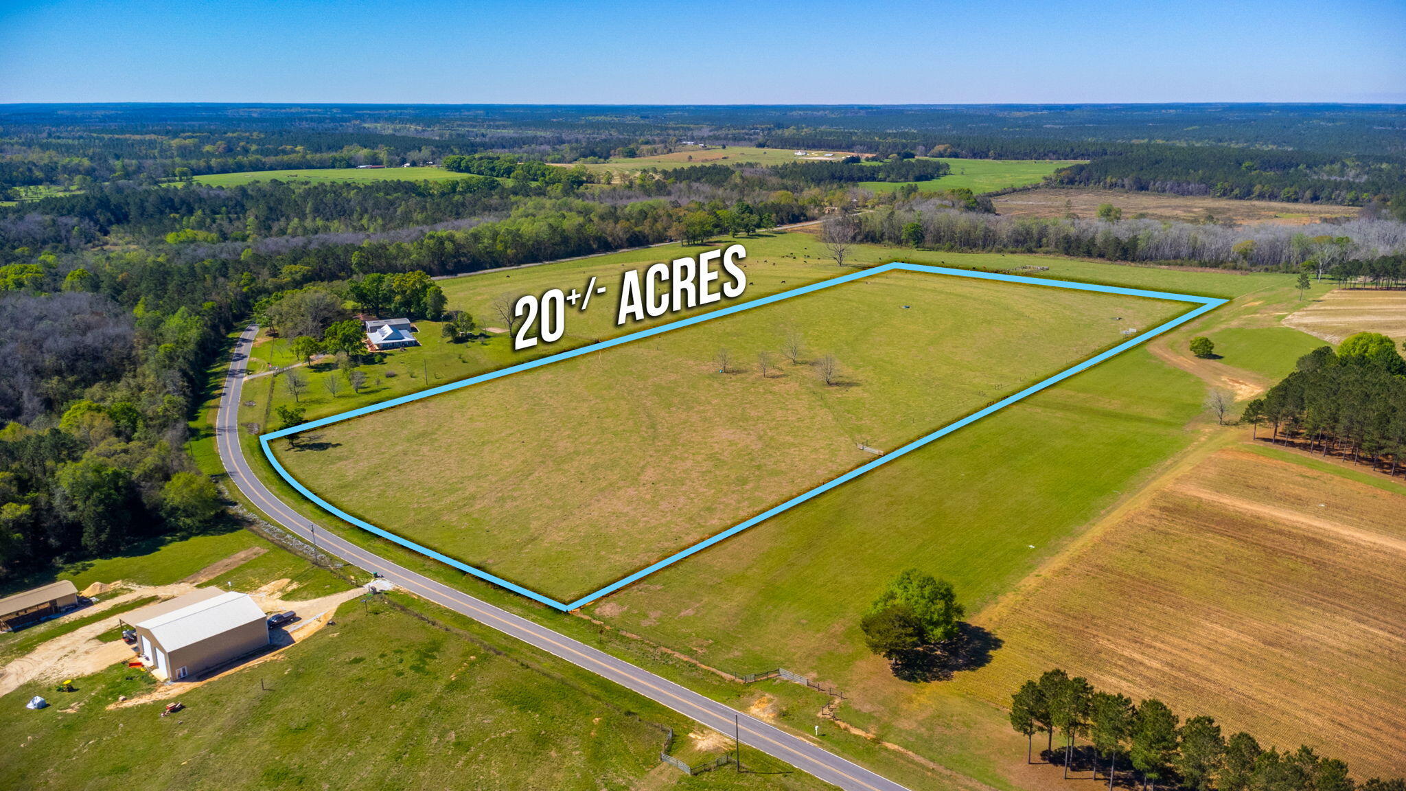 You must see this high and dry 20.13- Acre Parcel! The sunsets on this piece of Paradise in North Walton County are breath taking! There are multiple home site locations on this parcel that are ready to build your dream home on! This property has a hilltop view that you can see forever! This land is zoned agriculture with low taxes! This property has paved frontage with 2 sides fully fenced with one side partially fenced. The parcel has established pasture ready for your horses. There are additional parcels being sold adjacent to this parcel.