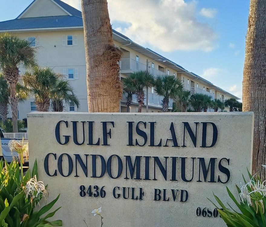 Here's your Navarre condo! A great location for everything beachy. Stock up on groceries and you'll never want to go back to the mainland. Just a short walk to Navarre's 'all public beaches'. This unit is in excellent shape. Tile flooring throughout and the great Beachy feel that a Navarre Beach condo should have. Have a seat on the balcony with a view of the Sound and let those gulf breezes keep you cool. It also provides a strong rental history. Life is good at Navarre Beach.    This unit is in great shape. Washer/dryer, oven, dishwasher and microwave have been replaced in the past two years