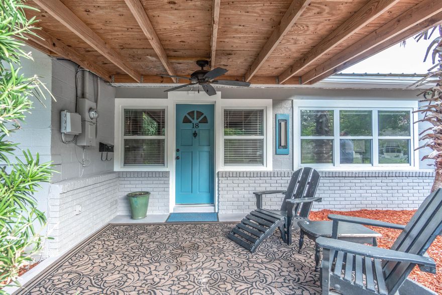 This Charming Florida Cottage is nestled among beautiful large oaks and is only minutes from the beach, public boat launch and parks. Home has been recently updated with New AC (2017), New Metal Roof (2016), Stainless steel appliances with Kenmore Gas Stove, Refrigerator & Dishwasher and Energy Efficient Windows installed throughout the home. Home has an Outdoor Shower, 2 Screened and 1 covered porch, Outside Utility Shed and Fire Pit area. One of the bedrooms is actually an Efficiency Bedroom with Sink, Stove top, and Microwave with its own small bathroom and private access. Located in the heart of Fort Walton Beach this home is a must see!