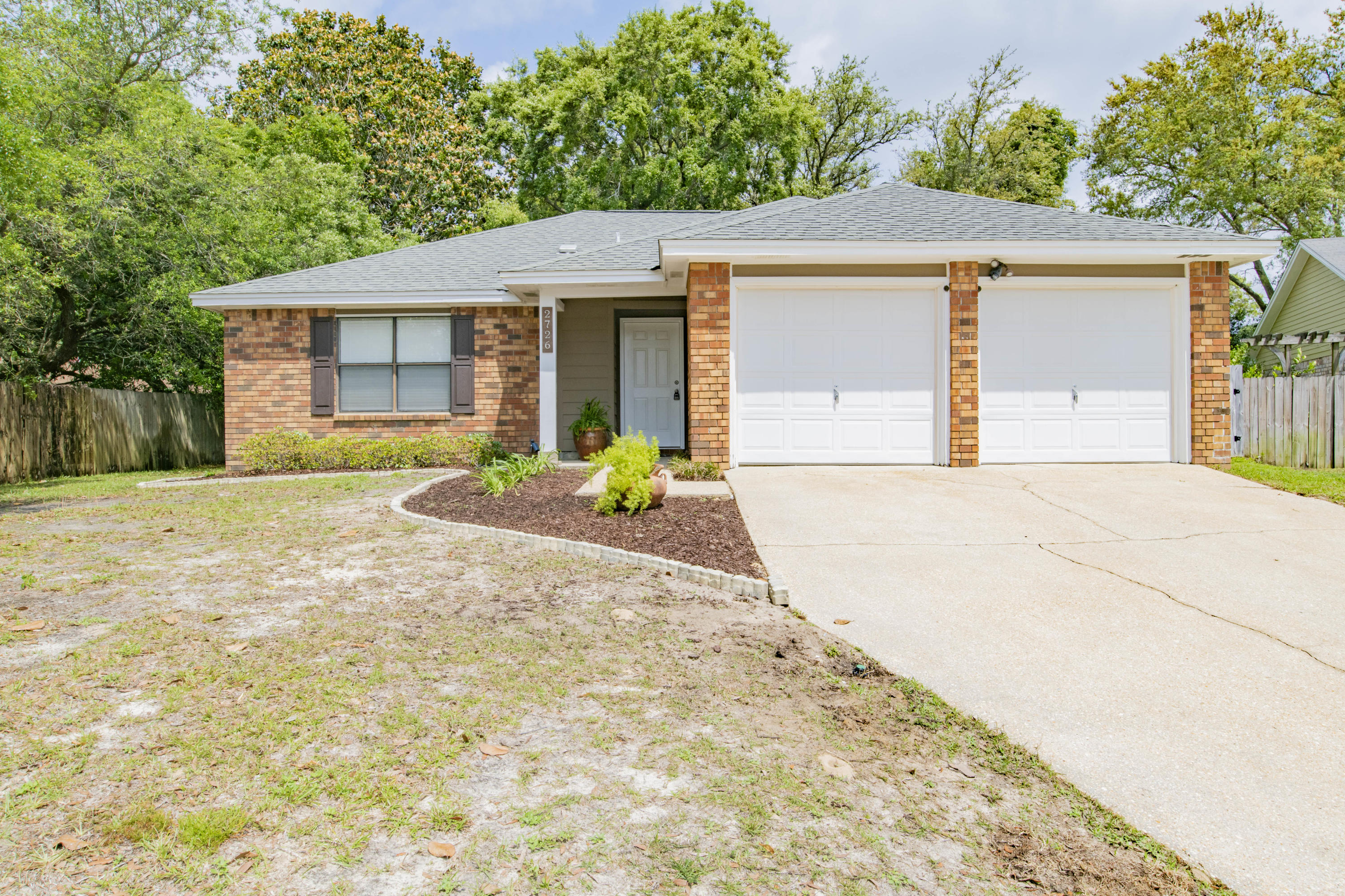 Situated on a Cul-De-Sac, this 3 bedroom 2 bathroom home has so much to offer! You'll enjoy the open, split floor plan and all the upgrades the owners have done. This home is truly TURN KEY! There is fresh paint in all bedrooms and bathrooms, new sink fixtures and toilets in both bathrooms, all new fans and light fixtures as well and energy efficient bulbs throughout the house. Popcorn has been removed as well as a bonus in 2 of the bedrooms have beautiful wood ceilings that have been installed. In the kitchen, there are new counter tops and back splash, new sink fixture, freshly painted cabinets, new hardware and stainless steel appliances. Fireplace has been white washed and mantle updated. New front and back doors, new hardiplank siding, new roof in 2014, sprinkler system fully functi