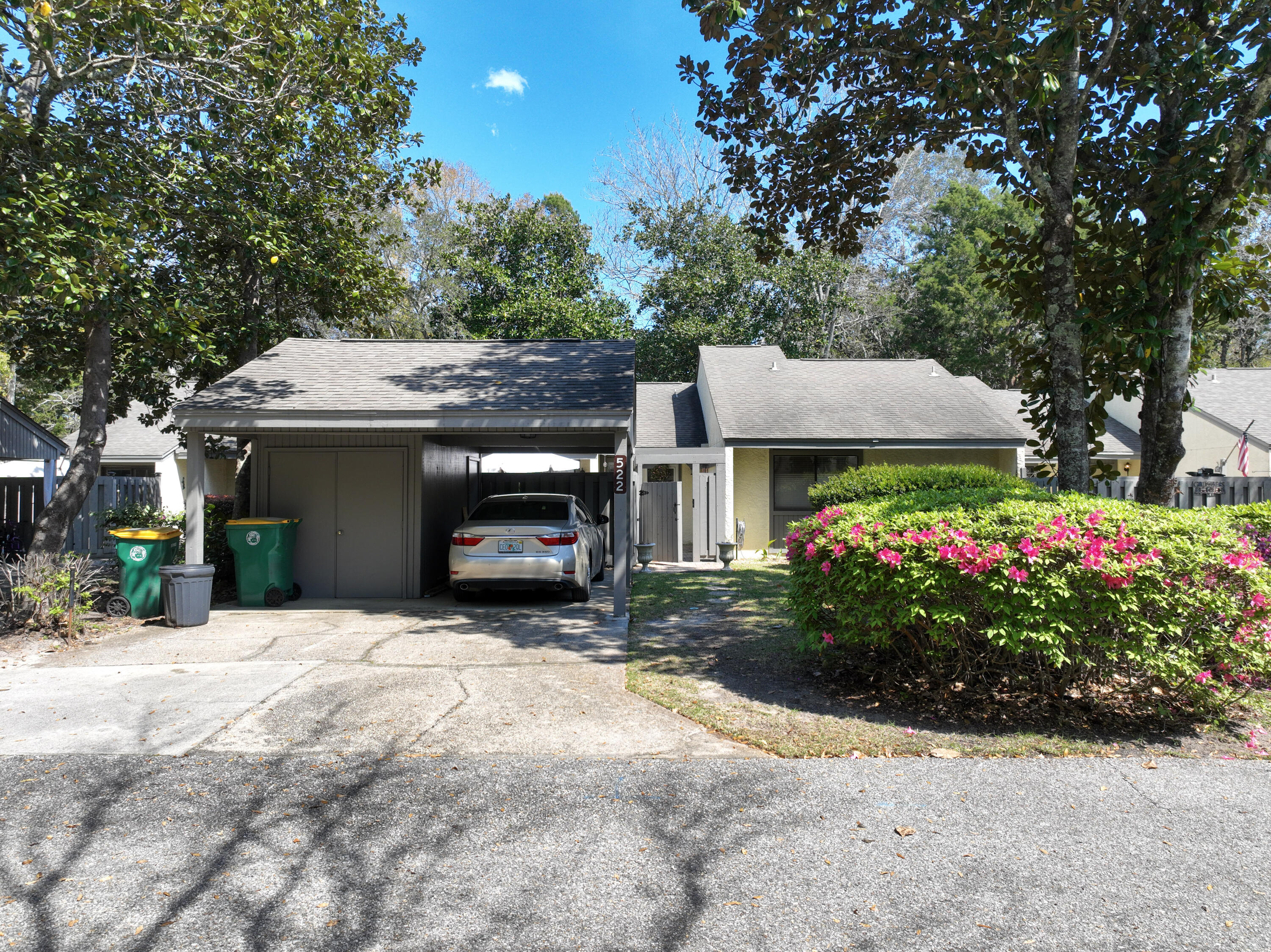 Enjoy the peace and tranquility of your new home in Royal Oak Villas. This 2 bedroom 2 bath recently remodeled unit is within walking distance to the local marina, community pool, tennis, pickleball and golf. All appliances have been installed including Whirpool stove and microwave. GE Profile refrigerator, Bosch dishwasher. Granite counters in the kitchen and bathrooms and a beautiful walk in shower in the master bath. Heavy duty LVP flooring throughout, smooth ceilings and the whole interior recently painted. Each room will have a ceiling fan and canned lighting throughout the lovely home. HVAC and HWH have been replaced in the last three years. All furniture is negotiable but does not convey. Washer and Dryer does convey and is located conveniently inside the unit in a hall closet.