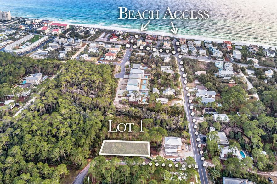 Seagrove Beach ! Build here and enjoy life at the beach! No HOA ! Deeded and public beach access available to owners of Gulf Shore Manor. Build up to 50ft or enjoy a 2,700 sq foot single story home on this 50 x 135 lot ! Lot is located in the Coastal Dune Lake Protection Zone, specifically the Dune Lake 300 ft tributary buffer. All new development shall preserve 60% of the parcel as pervious surface. 40% impervious development permitted. Nearby restaurants, boutique shopping and entertainment all within a short bike ride in either direction along scenic 30A.***All information contained on this listing is believed to be accurate but not guaranteed. ***