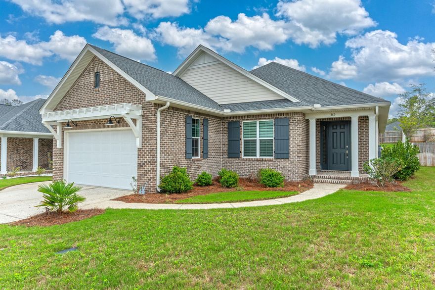 Built by Huff Homes, a premier local builder-this 4 year old home is move-in ready! Welcome to the inviting 4 bedroom, 3 full bath home featuring the perfect blend of modern comfort and classic charm. Located in the highly desirable neighborhood of Raiders Landing, just minutes from Eglin Air Force Base, top-rated schools, and the stunning Destin beaches. Step inside this thoughtfully designed open floor plan with gorgeous interior finishes, including LVP flooring, upgraded lighting, a custom barn door to the front office/bedroom and luxury light filtering shades throughout. Legacy cabinetry, quartz countertops, Bosch kitchen appliances and so much more! This beauty is priced to sell quick. Call me to schedule a showing today!