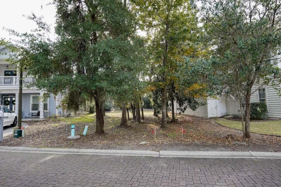 Build your dream home in this beautifully developed neighborhood w/ dock. Waterview Lot (empty lot across the street) in Sacred Oaks! Enjoy a tranquil setting with massive live oak trees, underground utilities, brick paver streets, and a community dock on Mack Bayou. There are no short term rentals allowed in Sacred Oaks and this lot backs up to a green space for additional privacy. The neighborhood is convenient to some of the areas best shopping and dining in nearby San Destin Resort and Grand Blvd. There are many public beach accesses within a few miles.\Beautiful permitted house plans available , can be purchased w/lot