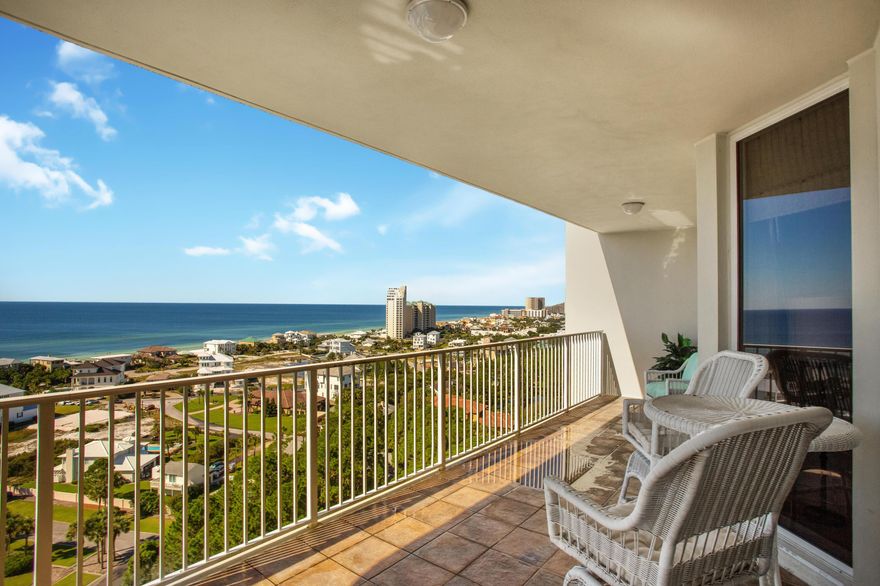Whether you desire breathtaking sunsets and emerald green waters or the excitement of fireworks over The Village of Baytowne Wharf, this 16th floor beachside condominium in Sandestin's premier, non-rental building has incredible views.  The kitchen features granite counters and a breakfast bar that opens up to the great room. Floor to ceiling windows and sliding doors to the south-facing terrace bring lots of natural light into the residence. The gulf-facing master suite features a walk in closet, a linen closet, an en suite bath, and a private entrance onto the covered terrace. Guest bedrooms share a balcony with expansive resort, bay & marina views. Amenities include pool, spa, summer kitchen, fitness room, media room, community room, two guest suites for your overflow guests and more. As an introduction to the Sandestin lifestyle, we invite our new owners to explore amenities that make Sandestin special. The listing brokerage and seller(s) are presenting the buyer(s) of this property with (2) 90-minute rounds of Tennis court time, a golf foursome at one of our three championship courses, and a round of golf for up to four (4) players at the unrivaled Burnt Pine Golf Club.  Sandestin Golf and Beach Resort is a major destination for all seasons and all ages, and has been named the #1 resort on Florida's Emerald Coast. This magical resort spanning over 2,000 acres is comprised of over 70 unique neighborhoods of condominiums, villas, town homes, and estates. The resort features miles of sandy white beaches and pristine bay front, four championship golf courses, a world-class tennis center with 15 courts, 4 resort swimming pools (and 15 private neighborhood pools), a 123-slip marina, a fully equipped and professionally staffed fitness center, meeting spaces and The Village of Baytowne Wharf, a charming pedestrian village with events, shopping, dining, family entertainment and nightlife. For true golf cart community living, Grand Boulevard is just outside the resort gates and provides access to additional shopping, dining and entertainment  all without traveling on Hwy. 98.  Come to Play, Stay for Life!