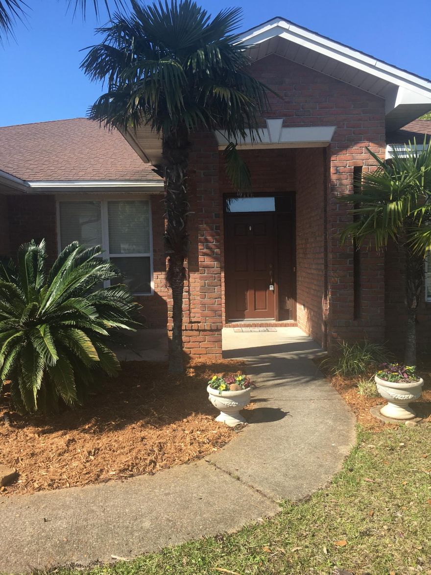 Convenient to everything in Destin! Minutes to the Beach and fabulous restaurants. This home is a must see. Being sold As Is, with a $5000 flooring allowance. 4/2 plus an office with closet space. Master Bath with double sinks, Garden Tub & separate Shower, His and her walk-in closets. Breakfast area with double sided fireplace. Large Living room has Trey Ceiling with Spanish Lace and Crown Molding. Back Patio is covered. Backyard has Privacy Fence and Sprinkler System Priced accordingly, this home is ready for a family to come in and make it all their own. Pictures coming soon!