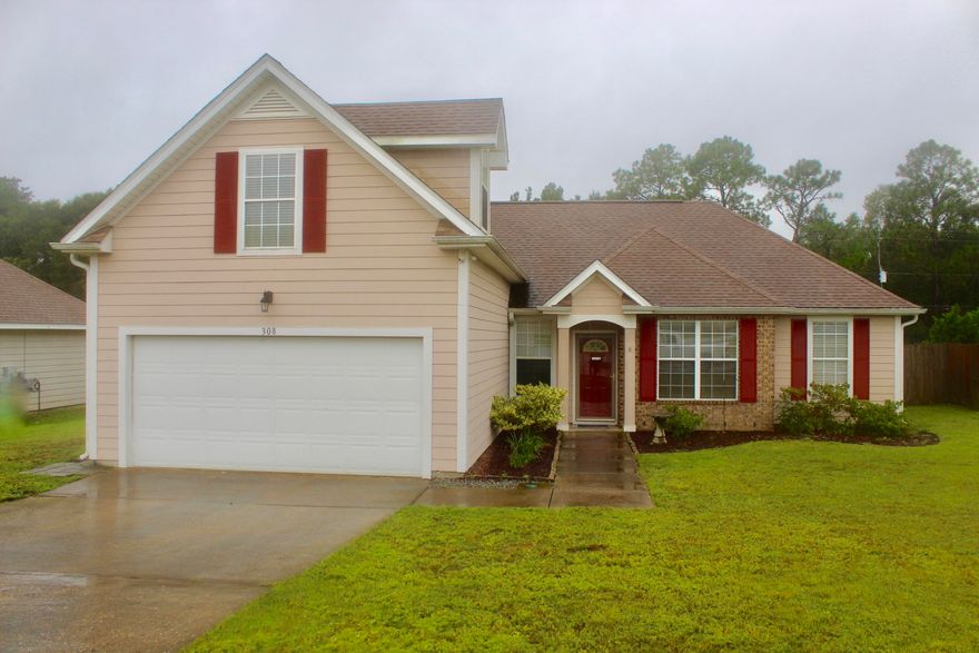 South of I-10 we have a 3 bedroom 2 bath 2 story home with a bonus room upstairs that can also be a 4th bedroom. This property features 1801 square feet, tall ceilings, open floor plan, split bedroom layouts for added privacy, plant ledges with 2 car garage and more! Large fenced in backyard. New stainless steel appliances, new carpet in 2017 and freshly painted.