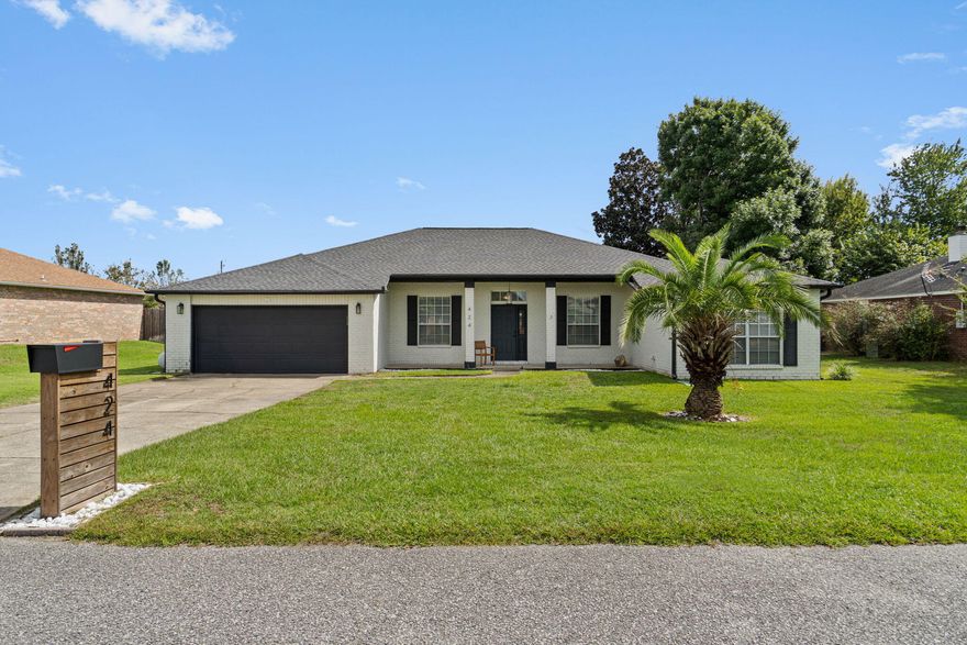 UPDATED POOL HOME South of I-10 Crestview! Welcome to this beautifully updated turn-key home ideally located in the highly desirable South Crestview area. Just 20 minutes to 7th Special Forces Group (7SFG) and 30 minutes to Eglin AFB, this property offers an easy commute to military bases while being close to new developments, shopping, and dining. NEW HVAC system recently installed. Roof replaced in 2021. Luxury Vinyl Plank flooring throughout. No popcorn ceilings, modern finishes including updated lighting and hardware Tiled bathrooms with clean, stylish updates. Step outside to your private outdoor oasis featuring an in-ground gunite pool with screened enclosure, a firepit, and a paver walkway on a leveled lot -- perfect for entertaining or relaxing! And best part NO HOA!