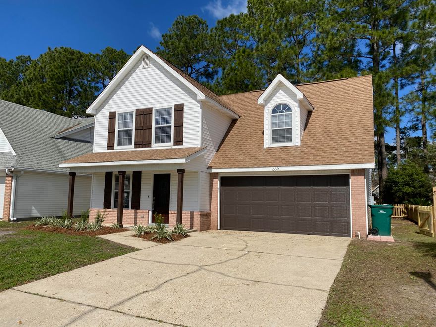 Very nice updated three bedroom two and a half bathroom home in great neighborhood. Centrally located to bases, shopping and schools. This home has been wonderfully remodeled with new paint throughout, lights fixtures, plumbing fixtures and new flooring. Fenced in yard perfect for your pets. Come see this great home. Buyer to verify all pertinent information including square footage and lot dimensions.