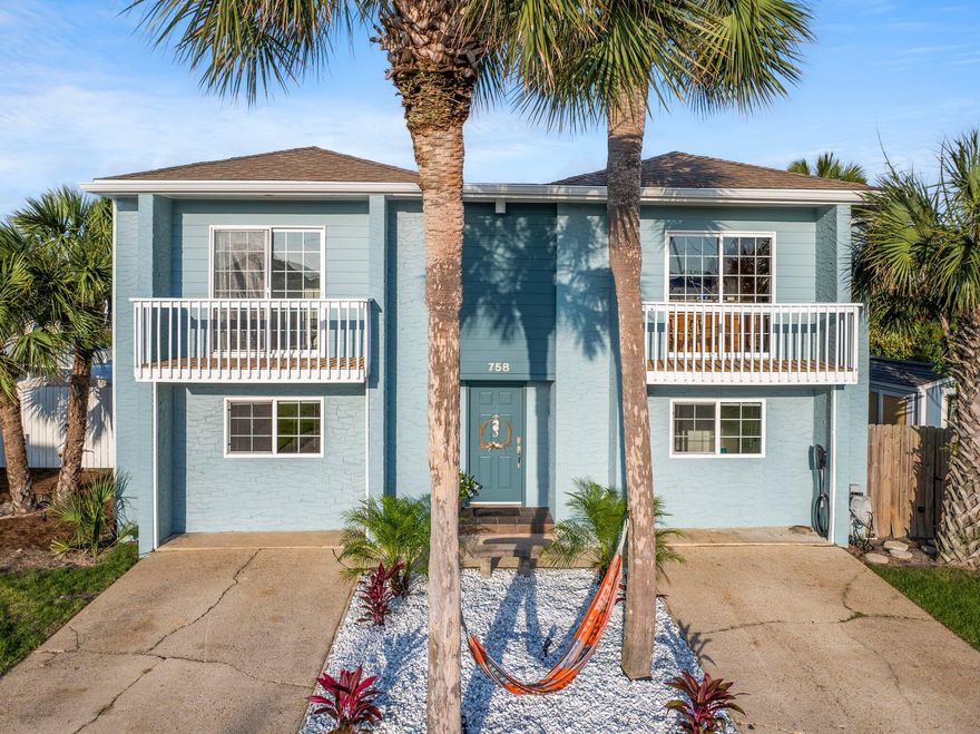 PRICE ADJUSTMENT! Quintessential Florida 3 BR/3 BA Beach House with Private Pool and Outdoor Kitchen on Okaloosa Island! Quiet, unassuming beach casual; everything you need is here for the perfect second-home beach escape or primary residence... The 2-story design provides both upper and lower decks, an elevated living area to enjoy the views, and multiple recreational spaces throughout to make the most of the outdoors. The showstopping Backyard Oasis is a coastal dream paradise - Private Inground Pool with Brick Paver Pool Deck, Outdoor Kitchen, Outdoor Fireplace Feature, and Screened Lanai Decks on both levels! For peace of mind, there is a new Roof in 2024, & updated HVAC, Water Heater, etc. Life at the beach is just better; schedule your showing today!