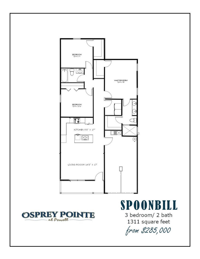 Sandpiper Model Osprey Pointe at Powell, a new 17 home subdivision on Lakeview Drive at the west end of Panama City Beach. These homes are ''Coastal Cottage Cuties'' in a golf cart friendly community with Hardy-Board siding, metal roofs and quality construction. Home has beautiful granite countertops in kitchen, Stainless appliances and ''above builder grade'' fixtures and flooring choices . See Additional pics for floor plan information and videos of model home and drone footage of neighborhood and site.