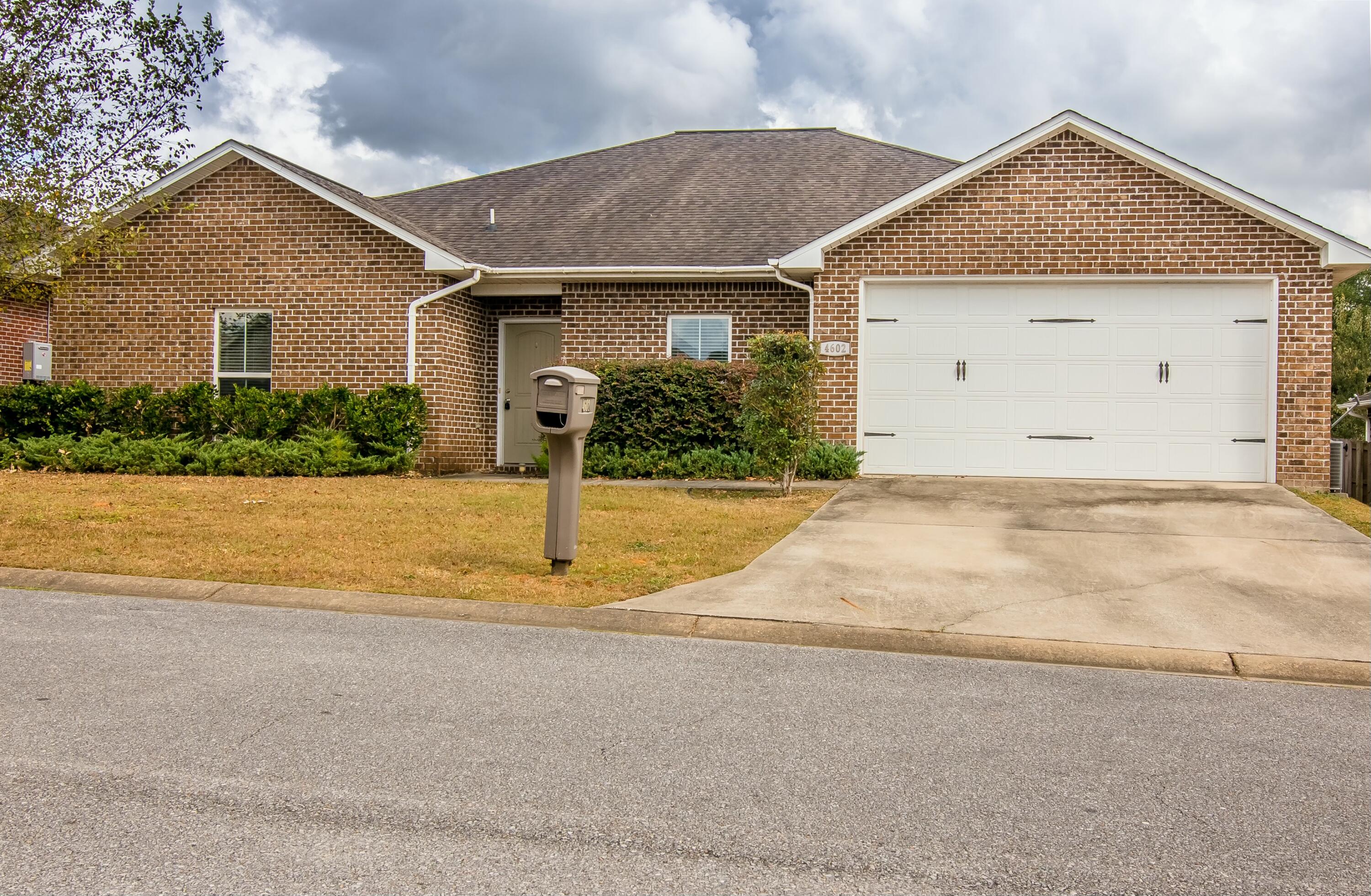 Wow! This home has all the bells and whistles you've been looking for. First, the location is convenient for getting in and out of town. Duggan Pond is one of Crestview's southernmost neighborhoods! The enchanting floorplan delivers a well thought out design and split bedrooms. There are a lovely tall ceilings and an open flow between the kitchen, living room, and dining area with a bay window for natural lighting. One of the best features of this home is that one additional bedroom, aside from the primary, has en-suite access to a bathroom!! The primary bedroom is tucked away behind french doors. It offers ample space and a dreamy en-suite 4-piece bathroom with a private water closet, separate vanities, a walk-in shower, plus a soaking tub nestled into its own quiet little nook. The backyard is fully fenced, and the lot is flat! You'll want to see this one; schedule your showing today!