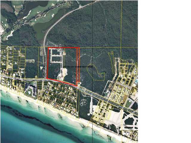 Aquatera is a large tract of multi use land located on HWY 30A E in Panama City Beach, FL. CA agreement is required for additional information 3 parcels of land sold as 1 tract additional parcel id#'s 27-3S-18-16000-002-0030/27-3S-18-16000-027-0020