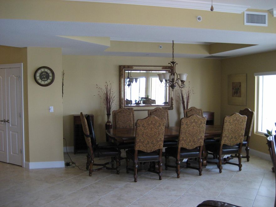 This is the 2300 sq ft. Open floor plan that most buyers desire. It has many windows to show the beautiful waterfront views of the sound and the golf. Large kitchen, trey ceilings, whirlpool tub and much more. The architectural design of this building is superior to any any Fort Walton Beach. Great Location!! BOATSLIP INCLUDED