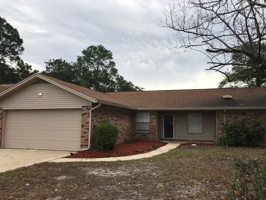 Great 3 bedroom 2 bath home with a pool in Mary Esther! This property has fresh paint, new appliances, updated fixtures, and more! Kitchen will be receiving new granite countertops (on order) and will be getting the pool cleaned up as well,