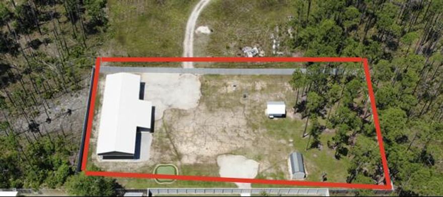 Seller is dividing this 1.94 acre parcel into a .94 acre (southern portion) and a 1 acre parcel (northern portion) before closing.  Buyer is only purchasing the southern portion of .94 acres