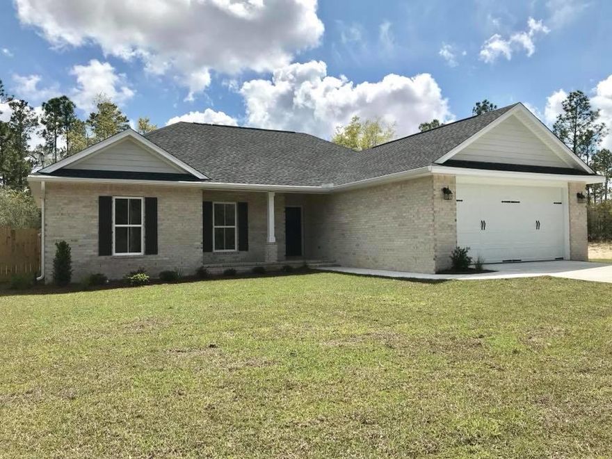 New construction in east Crestview. You cannot find these finishes and quality for this pricepoint- fully bricked with upgraded architectural shingles. Laminate flooring throughout main area and master bedroom. Stainless steel appliance package with French door refrigerator. Subway tile backsplash. Oversized single basin sink. Custom wood cabinetry with crown molding accent. Crown molding throughout main areas with upgraded front door. Tiled master bath tub surround and shower. Walk-in closets in all bedrooms. Built by multiple Parade of Homes winner Wilson Enterprises. No detail untouched; more lots to choose from and other floor plan option. Call for additional information.