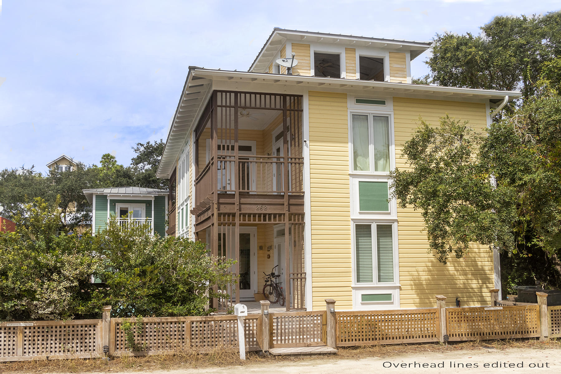 'SeaForever' is a spacious Beach Cottage with separate Guest Cottage and heated pool, just steps from Seaside restaurants and shopping. In the Beach House, downstairs bedroom, Living Room/Kitchen that spill out to open porch overlooking pool. Second floor has Master Bedroom and two additional bedrooms (each with bath) and stairs leading to tower 'hatch' that has Tower Room w/summer kitchen offering Seaside and Gulf Views. Lots of opportunity to renovate and make it your own. Artwork, model boat and personal items excluded. ***Buyer is responsible for personally verifying details about this property. Any information contained in this listing is believed to be accurate but is not guaranteed.***
