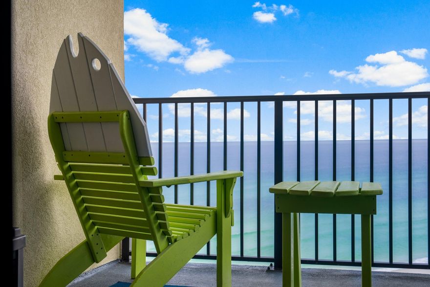 Indulge in your own oasis with this adorable beachfront condo,  boasting sweeping views of the mesmerizing Emerald Coast it is no wonder why this unit has a proven strong rental history of $36,000 in gross rental income for 2023 (and that is after having several unoccupied peak season weeks due to building improvements). Situated in a prime location, this property offers an unparalleled vantage point to soak in the beauty of the coastline. Offered fully furnished & decorated, ready to host many beachside memories. Step inside and be captivated by the beauty of the Emerald Waters as the new sliding glass door and floor to ceiling windows invite abundant light and a wall of the most spectacular Gulf views.
Luxury vinyl flooring flows seamlessly throughout the entire space and the open-concept layout is perfect for entertaining. The living area is spacious and inviting, to include a sleeper sofa and consoles for storage, providing a comfortable space to relax and unwind while taking in the serene and vibrant colors of the Gulf.

The kitchen has been thoughtfully updated with high-end appliances, sleek countertops, and ample storage space, -fully equipped with all  of your cooking essentials.  

The bedroom is a tranquil, nautical-inspired retreat adjacent to the bathroom and the perfect space to relax after a long day at the beach. 

Step out onto the private balcony, and let the gentle sea breeze envelop you as you take in the sights and sounds of the coast. This is the perfect spot to savor your morning coffee or unwind with a glass of wine while witnessing the stunning sunsets that paint the sky.

In addition to the awe-inspiring views, this beachfront condo offers a range of amenities, including direct access to pristine sandy white beaches, revamped swimming pool/s with new lounge seating, and a fitness center to get your fitness on. The tennis court is under construction and Sunbird also has future plans of installing golf cart charging stations for a fun way for owners and guests to explore the shops, restaurants & entertainment along Front Beach Road & Panama City Beach. Sunbird's roof was replaced in 2019 after hurricane Michael and the complex has also undergone a long list of maintenance items to include painting the exterior, hallways, stairs, bathroom and clubhouse. The project included refresh and upgrade of the bathroom and clubhouse. The parking lot resurfacing, repaving of the entry by the front gate and entrance, main gain and pedestrian gate replacement, RFID/bluetooth installed on all gates, elevator shaft  refurbishment, trash chutes replacement, east parking lot storm drain replacement, gutter repair and refurbishment, AC loop replacement risers, and all the above are   a list of what was covered with the latest special assessment which seller's are willing to cover the remaining special assessment dues with an acceptable offer. 

Contact me or your agent for a viewing of this beachside retreat primed for the rental season. Property info in documents. Buyer/s to verify all information. 

