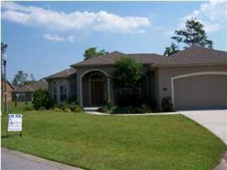 Beautiful home located in great subdivision. Close to shops, ten minutes to beaches, 30 minutes to Eglin AFB and close to schools. This home is comfort to enjoy. Large family room with French doors to outside covered patio, gas fireplace, tray ceilings, and ceiling fans. Kitchen is a cooks dream, solid surface countertops,island, breakfast bar, all stainless steel appliances. Butlers pantry. Large laundry room. Large master bedroom with french doors to outside. Master bath with garden tub, separate shower, his and hers vanities and two walk in closet. Other two bedrooms are a jack/jill design(shared bath with through doors). Covered porch entry. Subdivision is very private area. NO PETS. NON SMOKING UNIT.