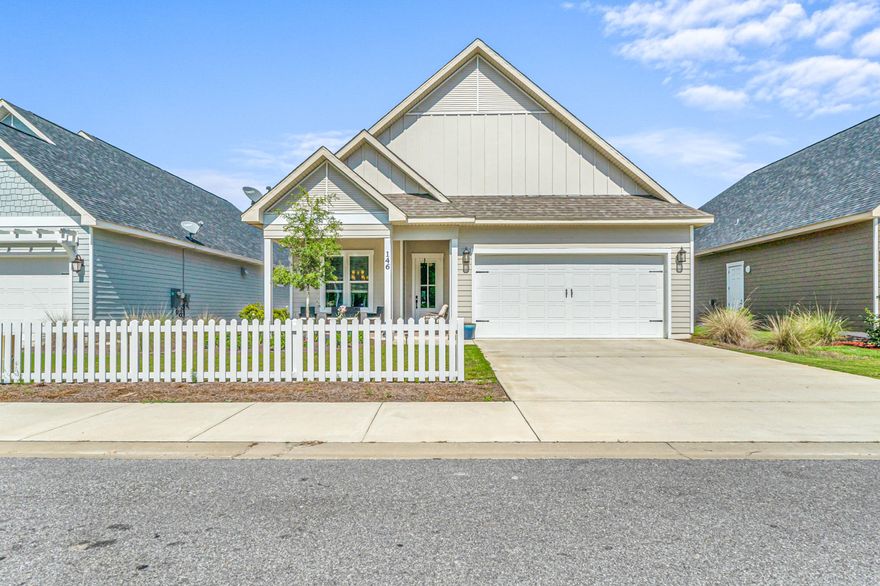 Completed just over a year ago, this beautiful Paradise Cove home is a must see. The main living space features an open floor plan offering ample room for entertaining friends and family. The elegant first floor master includes upgraded hard wood flooring and an expansive en-suite leading to a spacious custom walk-in closet. This home features an upgraded privacy fence and is conveniently located across from the community pool and guest parking. Call Zack Rosicka for your questions or viewing. All information is deemed correct though buyer is responsible for confirming all facts on this property.