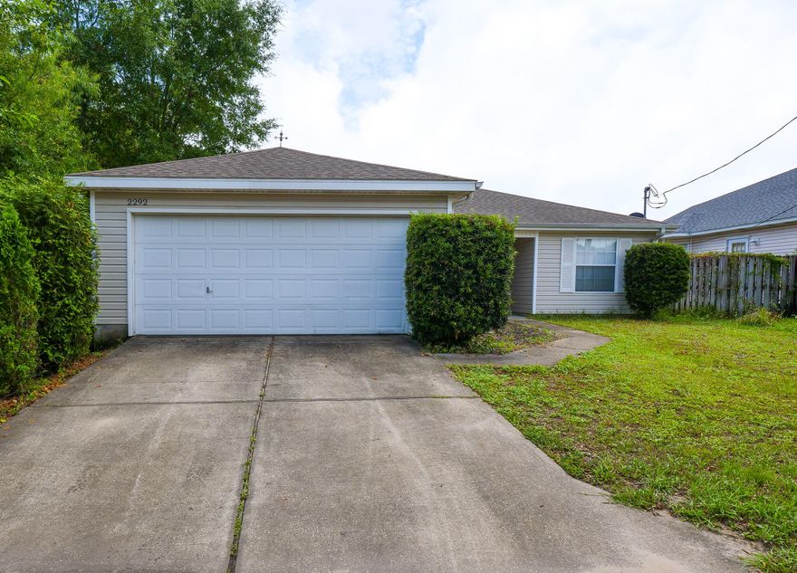 Come check out this beautiful home on a corner lot! Open and split bedroom floor plan with high ceilings, separate dining area, large kitchen, two car garage, and a deck in the backyard for grilling and enjoying the weather. Roof 2017.