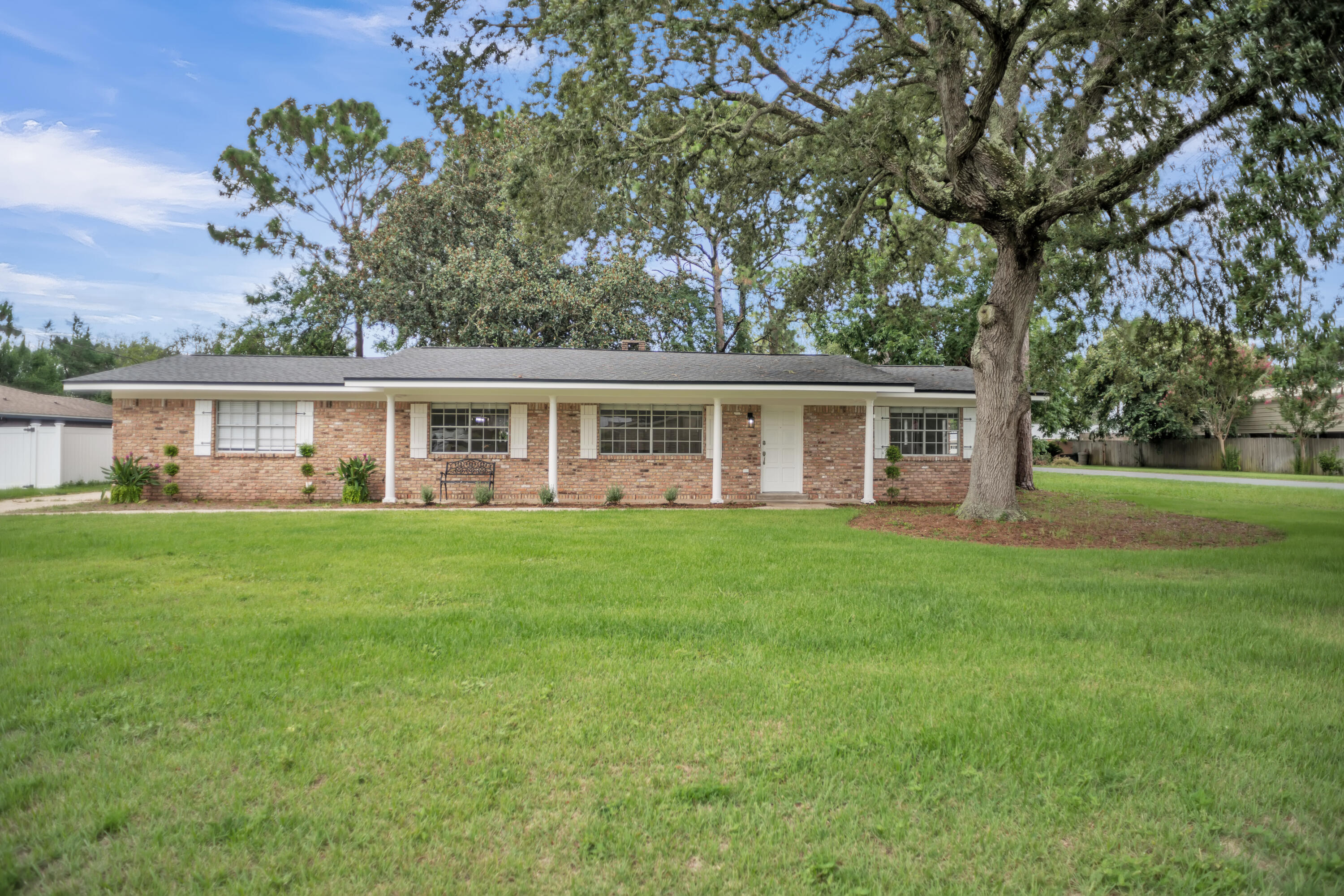**Stunningly Renovated 4-Bed, 2-Bath Home in Poquito Bayou** Welcome to your dream home in the highly sought-after Poquito Bayou neighborhood! This meticulously renovated 4-bed, 2-bath gem offers modern elegance & ultimate convenience just minutes from Eglin AFB. Nestled on a prime corner lot, this property boasts a fresh new roof, complete rewire, & a beautifully updated layout. Step inside to discover new flooring throughout, chic cabinetry, and state-of-the-art appliances. No stone was unturned. Enjoy the vibrant community and quick access to the nearby boat launch, perfect for water enthusiasts. This home promises a seamless blend of luxury & practicality, providing an ideal sanctuary. Don't miss the chance to make this exquisite Poquito Bayou residence your own.