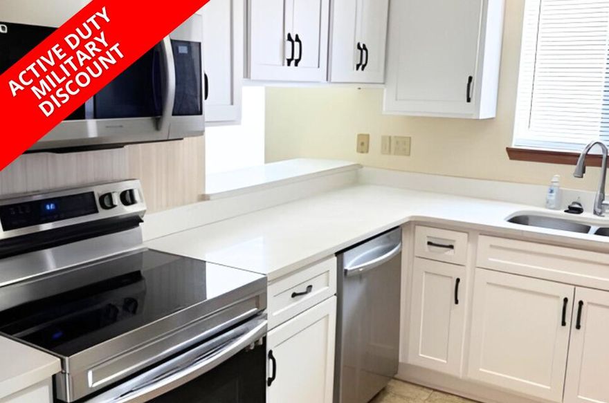 OWNER IS OFFERING 10% OFF FIRST MONTHS RENT FOR ACTIVE DUTY MILITARY!!  Welcome to this beautifully updated 2-bedroom, 1.5-bathroom home! Featuring new appliances and thoughtful updates throughout, this residence blends modern comfort with everyday convenience. The functional layout offers comfortable living spaces, while the fresh upgrades add a stylish touch. As part of the community, you'll also enjoy access to a refreshing pool -- perfect for relaxing and unwinding. This home is an excellent opportunity for anyone seeking a move-in ready property with great amenities. With an approved pet application, owner will allow pets (up to 25 lbs) with a $350 non-refundable pet fee for each pet. All Coastal Realty Services residents are enrolled in the Resident Benefits Package (RBP) which includes renters insurance, HVAC air filter delivery (for applicable properties) and our best-in-class resident rewards program, and much more! More details upon application.