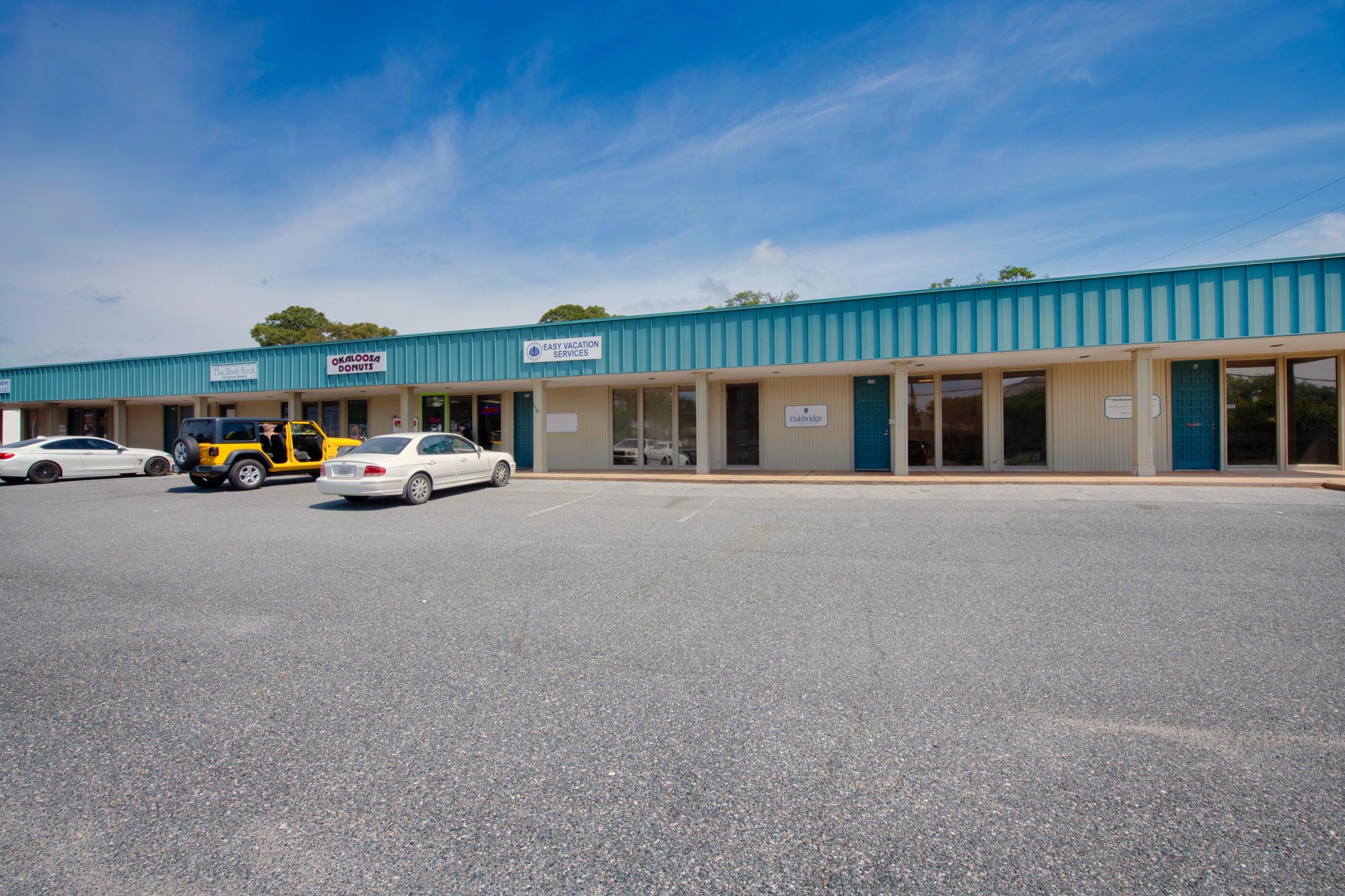 Commercial opportunity along HWY 98. Unit C at Liza Jackson Plaza (approx. 1525 sqft). The space is currently configured as an office space but can be converted into retail. The space consists of a nice reception and waiting room area, a a conference room, multiple offices, an open area used for cubicles, a break room, storage rooms, and one bathrooms. There is a monthly CAM fee of $270 monthly. Plenty of parking in front and in the back of the building.