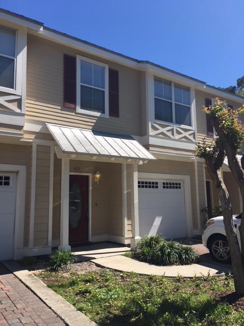 $250 off first full months rent if moved in by 10/15/18! This lovely townhome is located in the heart of Destin, Florida which is close to the sugar white sands and green waters of the Emerald Coast. This unit features a garage, granite bar and stylish black appliances. Downstairs living area has tile and wood flooring. The master bedroom is large enough to accommodate a king size bedroom set and has a walk-in closet. The master bath has double vanities. Neutral colors are throughout the unit. The upstairs Washer & Dryer are conveniently located near the bedrooms. This unit has been well maintained. There is a large back deck to relax on after a long day!Trash is included.