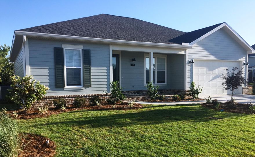 CSV'S largest ranch lots (1 of 3)! This lot is 16'ft wider allowing 1666 sqft, 3br, 2bth, w/TWO-CAR GARAGE & SCREENED PORCH on one level. As a bonus, location is on a more private EXTERIOR LOT with deeper and wider backyard. Open floor plan w/spacious rooms throughout. Beautiful interior finishes include: granite countertops, wood cabinetry, backsplash, stainless steel appliances, crown moulding, tiled MBath w/frameless shower door. Wood flooring accentuate kitchen, dining & living and bedrooms w/porcelain tile in bathrooms. 9'ft ceilings, 8'ft doors & recess lighting & much more. HOA fees handle all landscaping, pool, dog park, exercise room and playground. Overall detail of the homes & community is unparalleled and sets CSV apart. Bar None, best overall quality & value in SRB