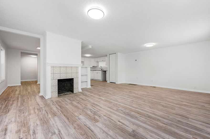 Great opportunity for the first time home buyer or investment property. This 1359sq.ft. Brick 2 story home has been completely renovated. There are new energy efficient windows, textured walls and ceilings, new flooring and carpet, a new roof, and new a/c, as well as a new fence for the backyard. The house has a new dishwasher, refrigerator, microwave, and stove on order and will be in the house prior to closing.