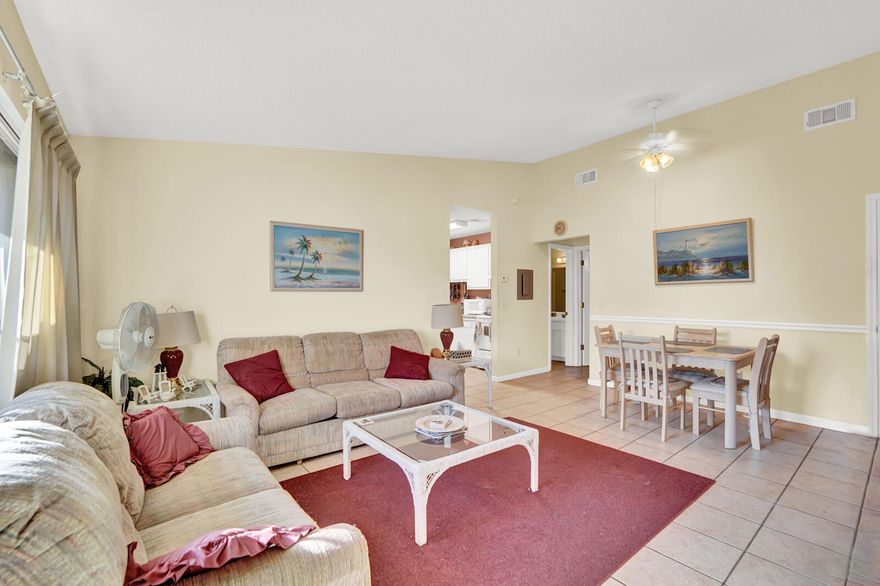 Investor Alert!! Rent the unit as it is, or put some sweat equity in to update this unit for an even higher ROI! The unit has great bones, and is located in sought-after, gated community of Horizon South. This complex is located on the West-End of Panama City Beach directly across from the beach. This courtyard style unit has so much potential to bring in great cash flow. Horizon South features many great amenities for your guests, and is a hot spot for rentals during the summer, and snowbirds during the winter. Some amenities include a family friendly atmosphere with (4) Pools, Hot Tubs, Tennis Courts, Pickle Ball, Shuffleboard ,putt putt golf & so much more!