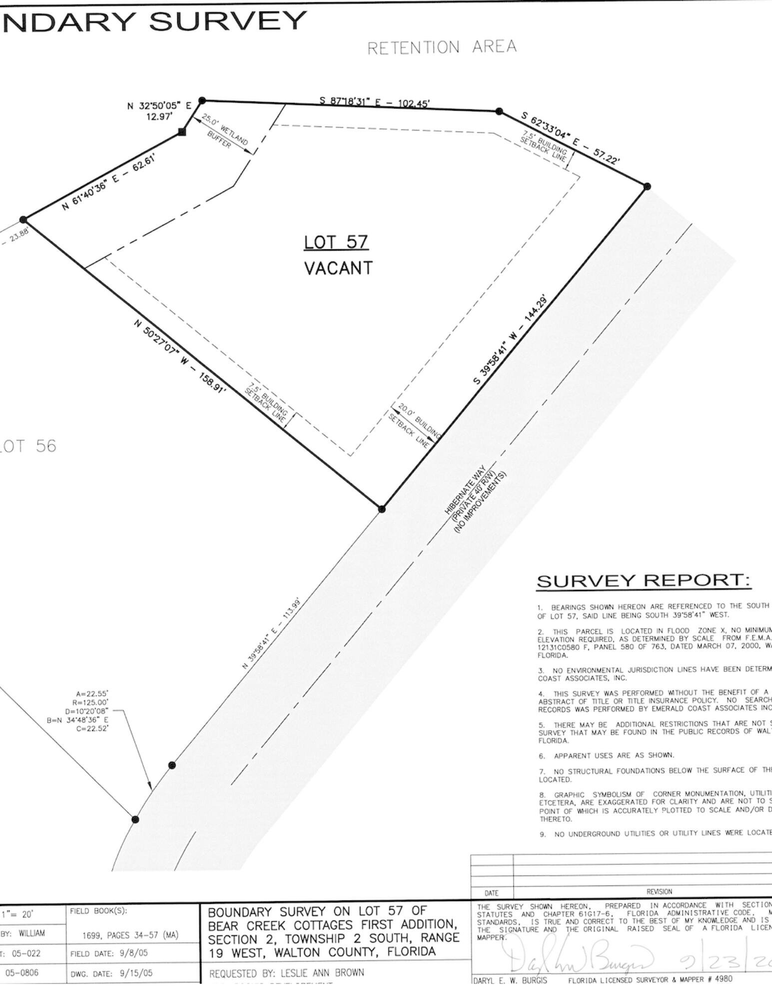 BEAR CREEK COTTAGES - Land