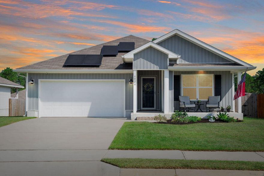 VA Short Sale Available! Modern 4-bdrm, 2-bthrm home built in 2022, with the perfect blend of style, COMFORT and functionality! Step inside this OPEN and inviting split floor plan filled with natural LIGHT, featuring a spacious and comfortable living area, and a PRIVATE master suite. The kitchen features a large ISLAND with a breakfast bar, RECESSED lighting, walk-in PANTRY and dining area. ALL kitchen APPLIANCES are included for the new owners. Perfect for relaxing evenings or entertaining, this beautifully UPGRADED backyard OASIS features an open patio with ceiling FAN, and a large DECK with SOLAR lighting!